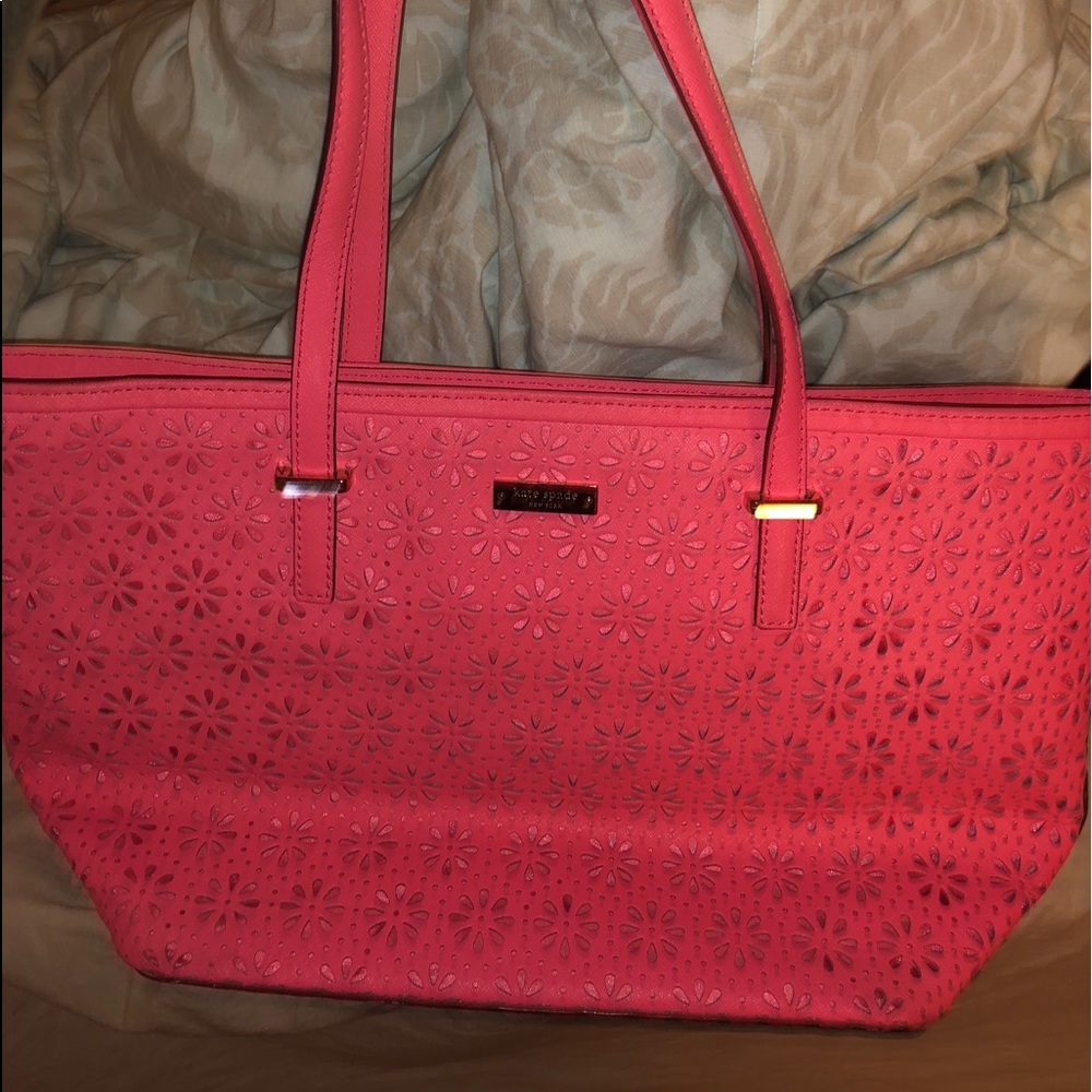 pink kate spade tote